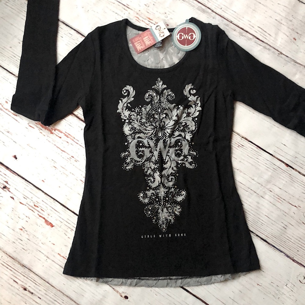 Girls With Guns Waffle Top